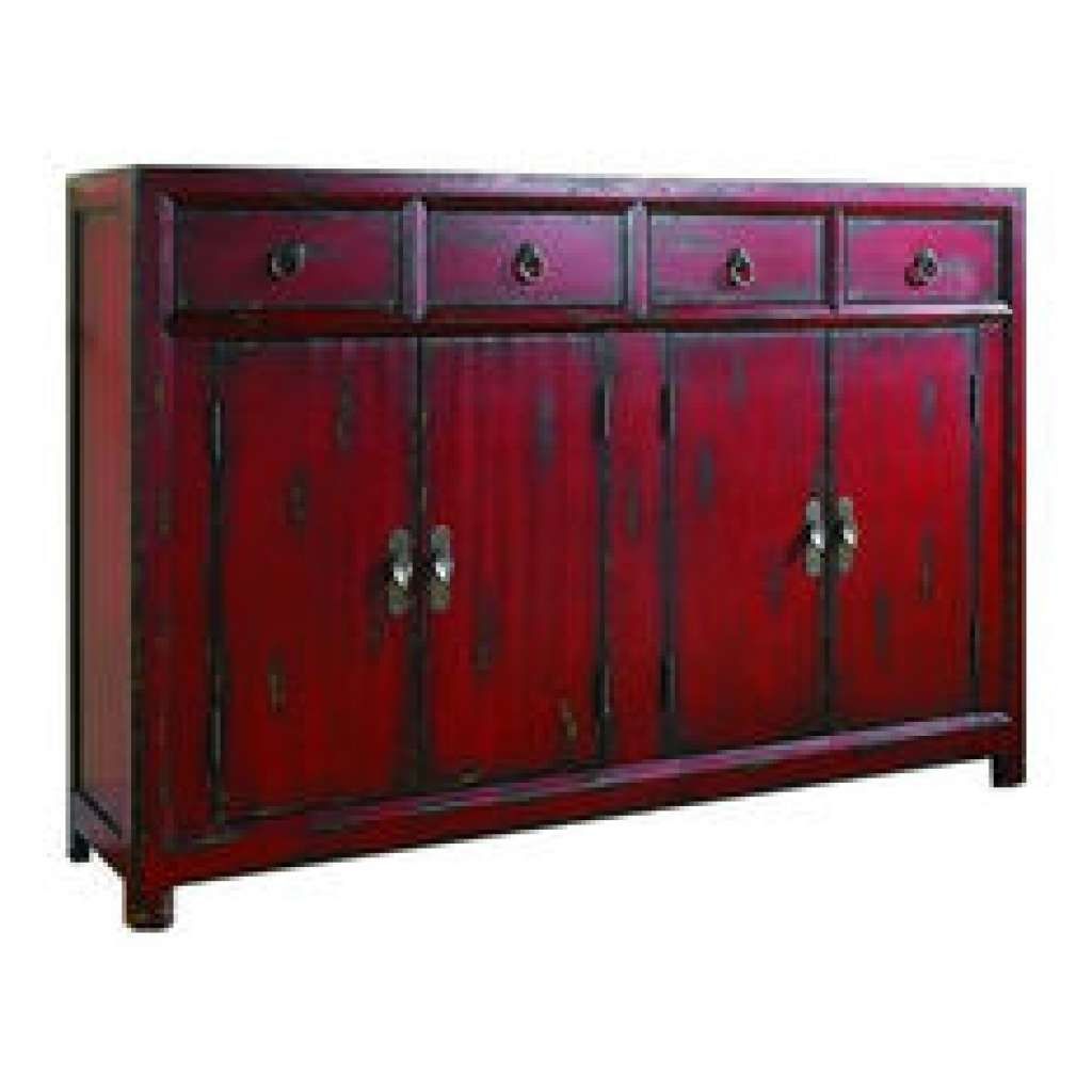 Sideboard Red Buffets And Sideboards | Houzz Within Red Buffet Intended For Red Buffet Sideboards (View 6 of 20)