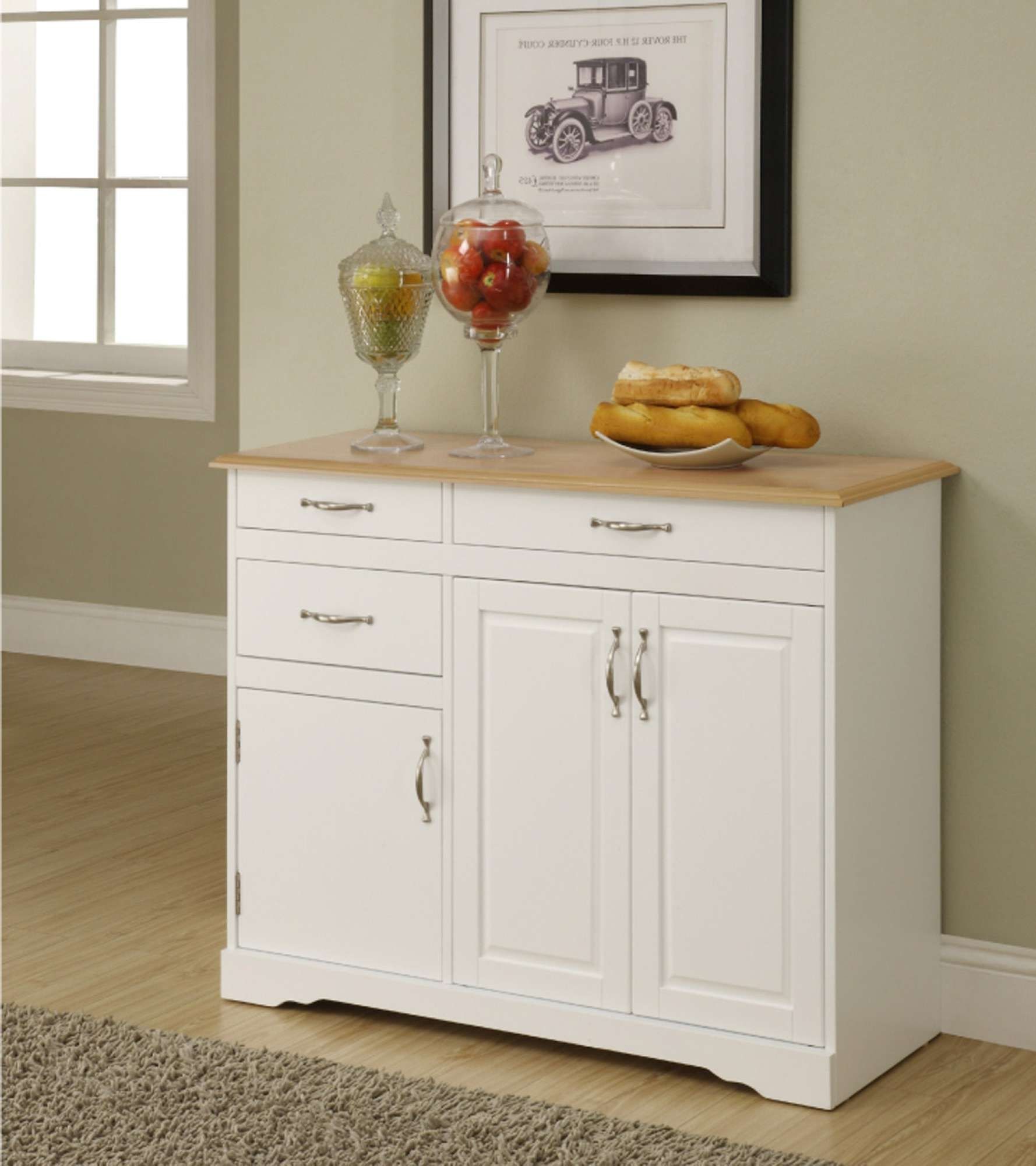 Sideboards. Amazing Kitchen Hutch And Buffet: Kitchen Hutch And In Sideboards Buffet Furniture (Gallery 20 of 20)