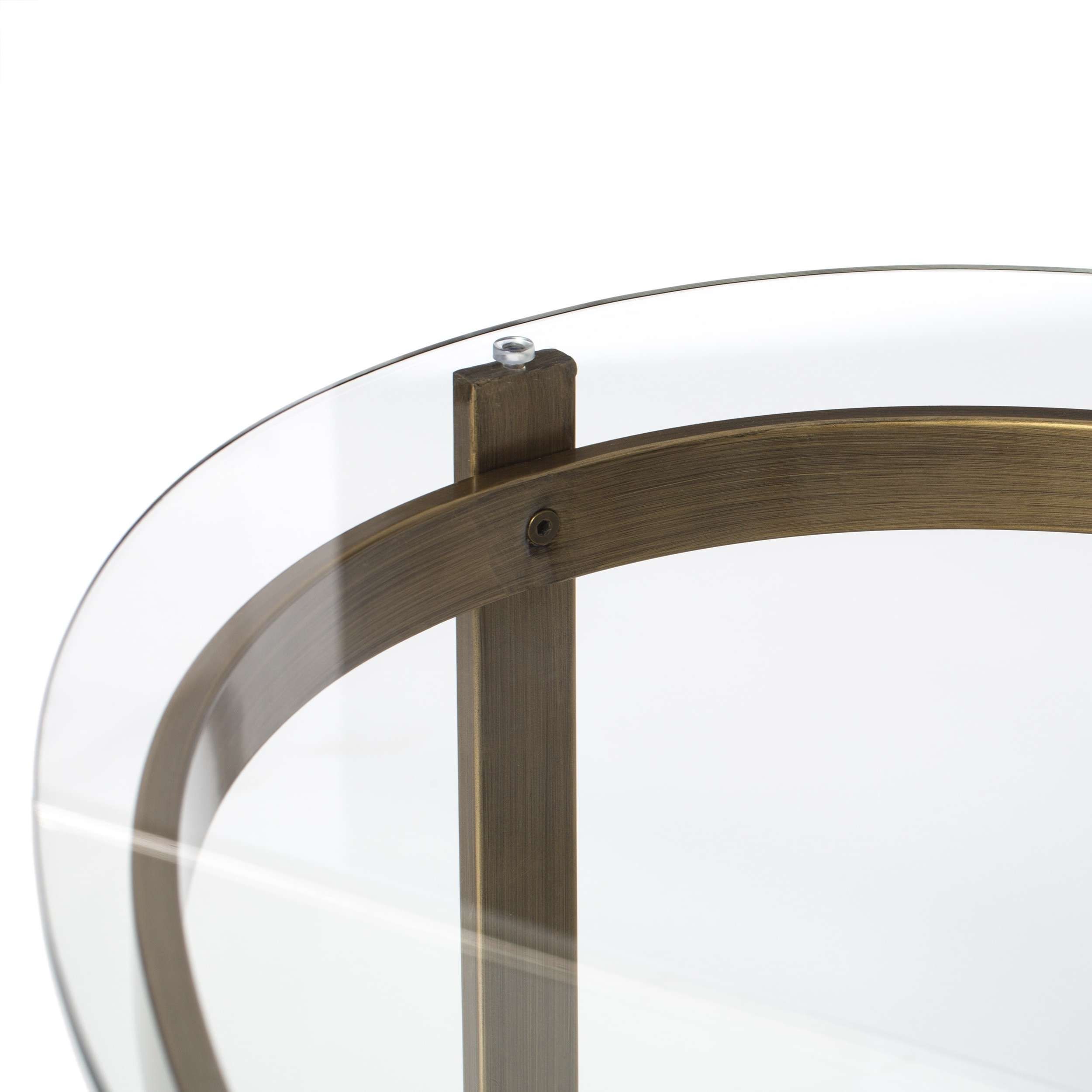 Silver Orchid Marcello Retro Glitz Glass/ Metal Coffee Table Within Popular Retro Glitz Glass Coffee Tables (View 5 of 20)