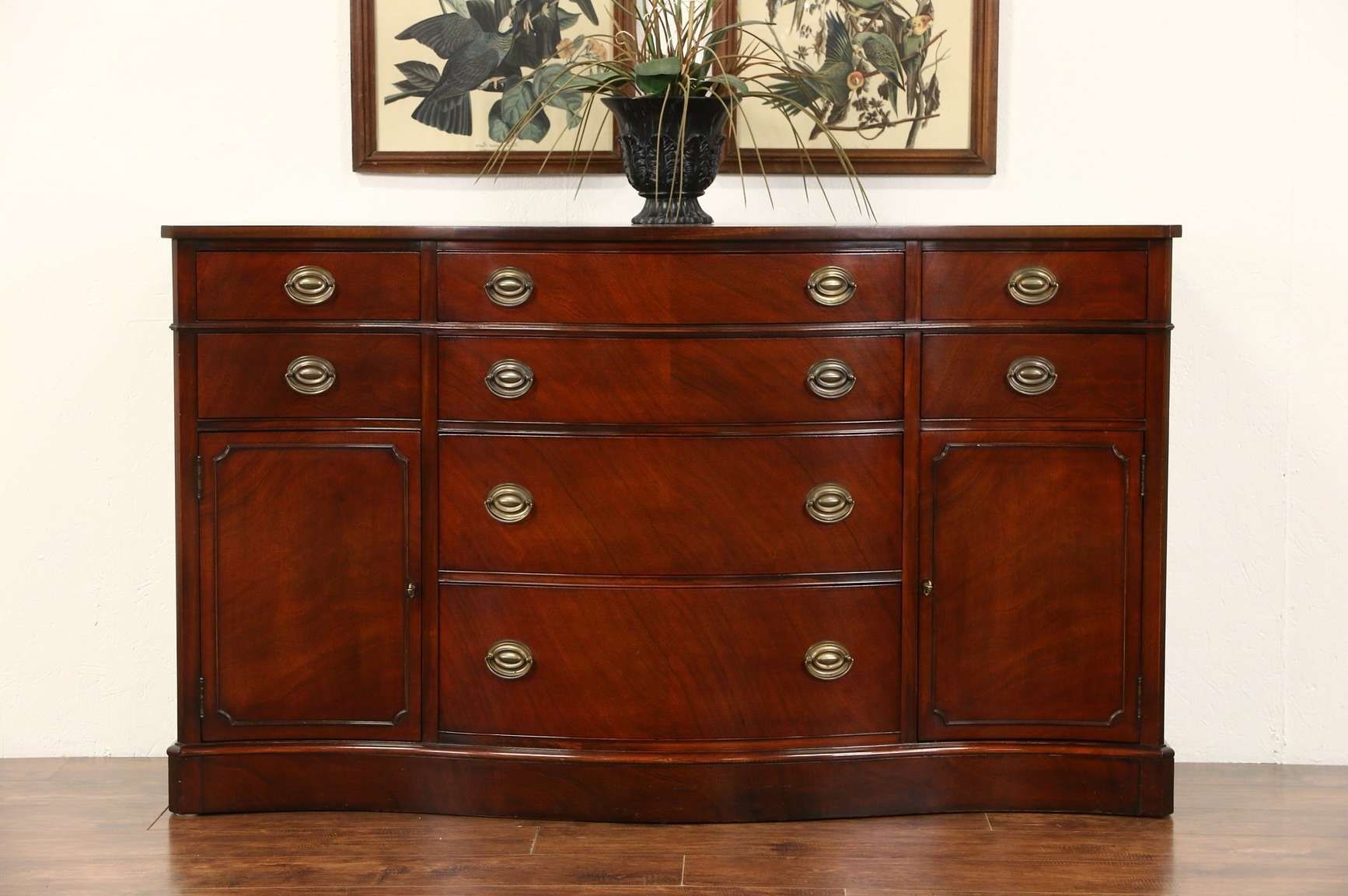 Sold – Drexel Travis Court Mahogany Sideboard, Buffet Or Server Pertaining To Mahogany Sideboards Buffets (View 6 of 20)