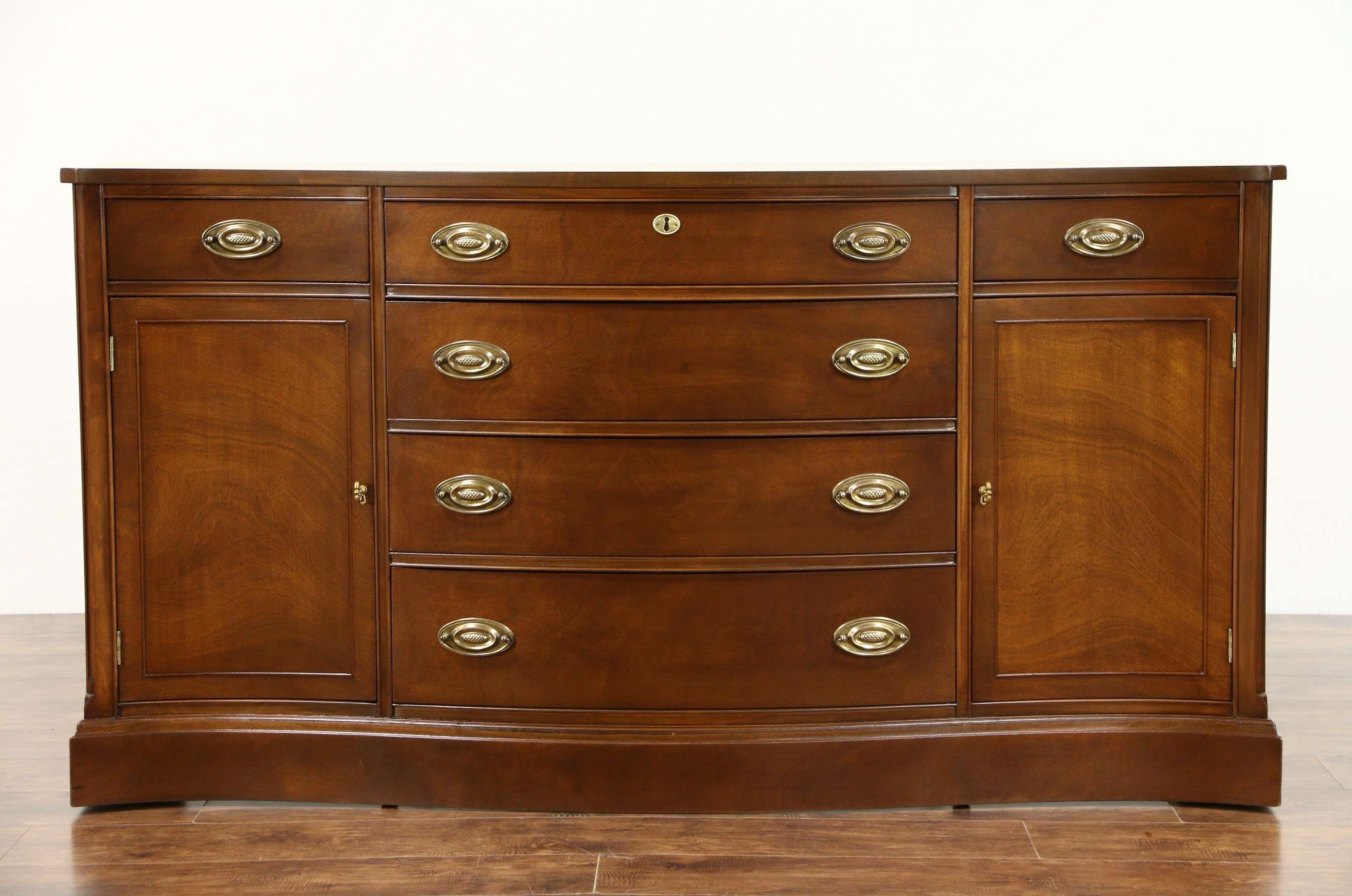 Sold – Traditional Vintage Mahogany Sideboard, Server Or Buffet Throughout Mahogany Sideboards (View 18 of 20)