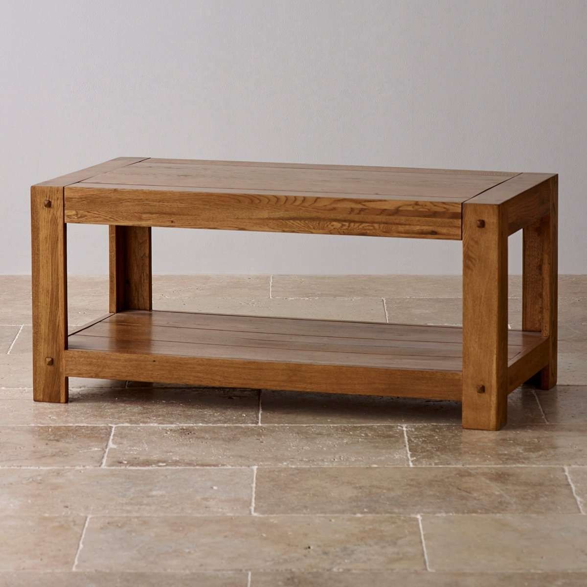 Solid Oak Coffee Table – Mission Style Solid Oak Coffee Table 43 With Favorite Oak Furniture Coffee Tables (View 16 of 20)