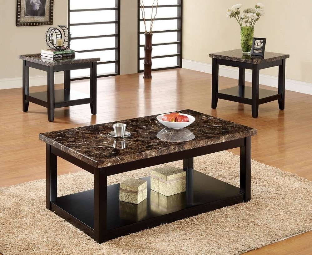 Table Design : Beige Marble Top Coffee Table Acme 80068 Galiana Throughout Well Known Marble Base Glass Top Coffee Table (Gallery 10 of 20)