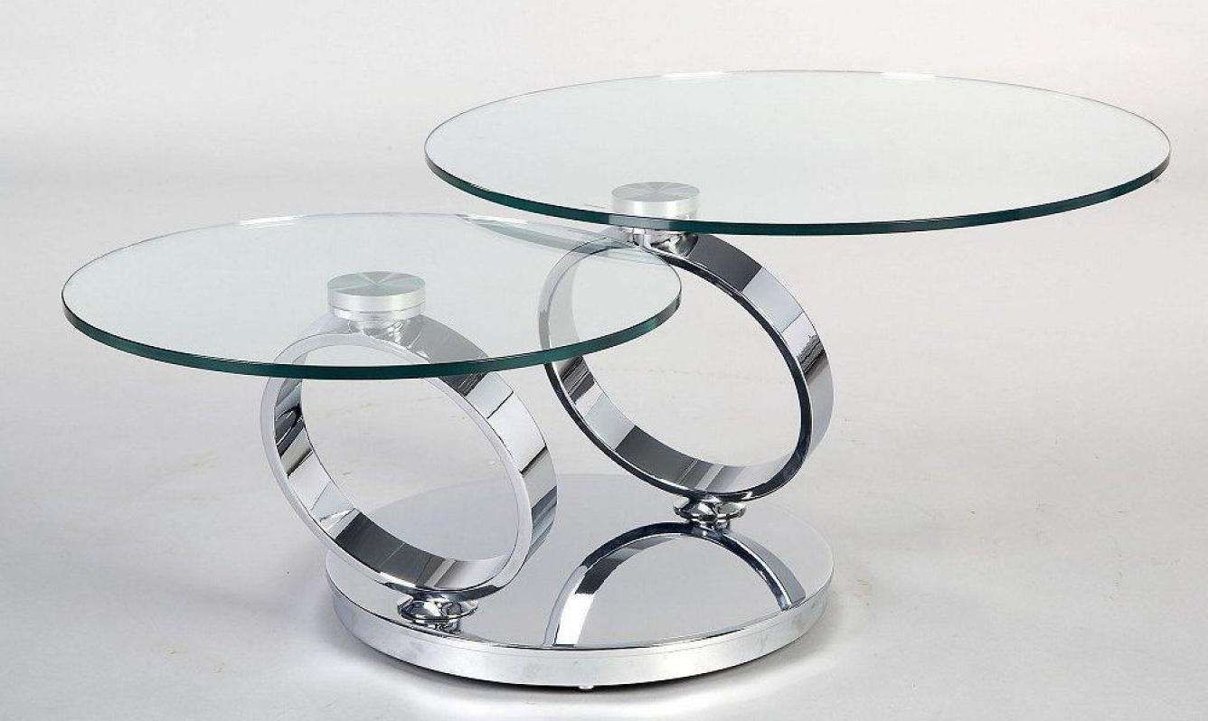 Table : Round Glass Coffee Table With Wood Base Foyer Gym Beach With Regard To Most Recently Released Swirl Glass Coffee Tables (View 7 of 20)