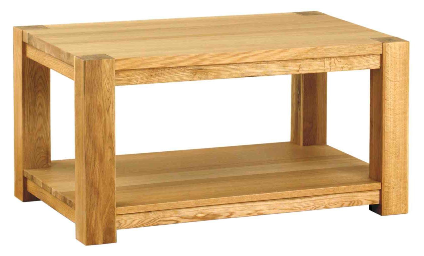 Trendy Chunky Oak Coffee Tables Intended For Modern Chunky Oak Coffee Table Medium (Gallery 15 of 20)