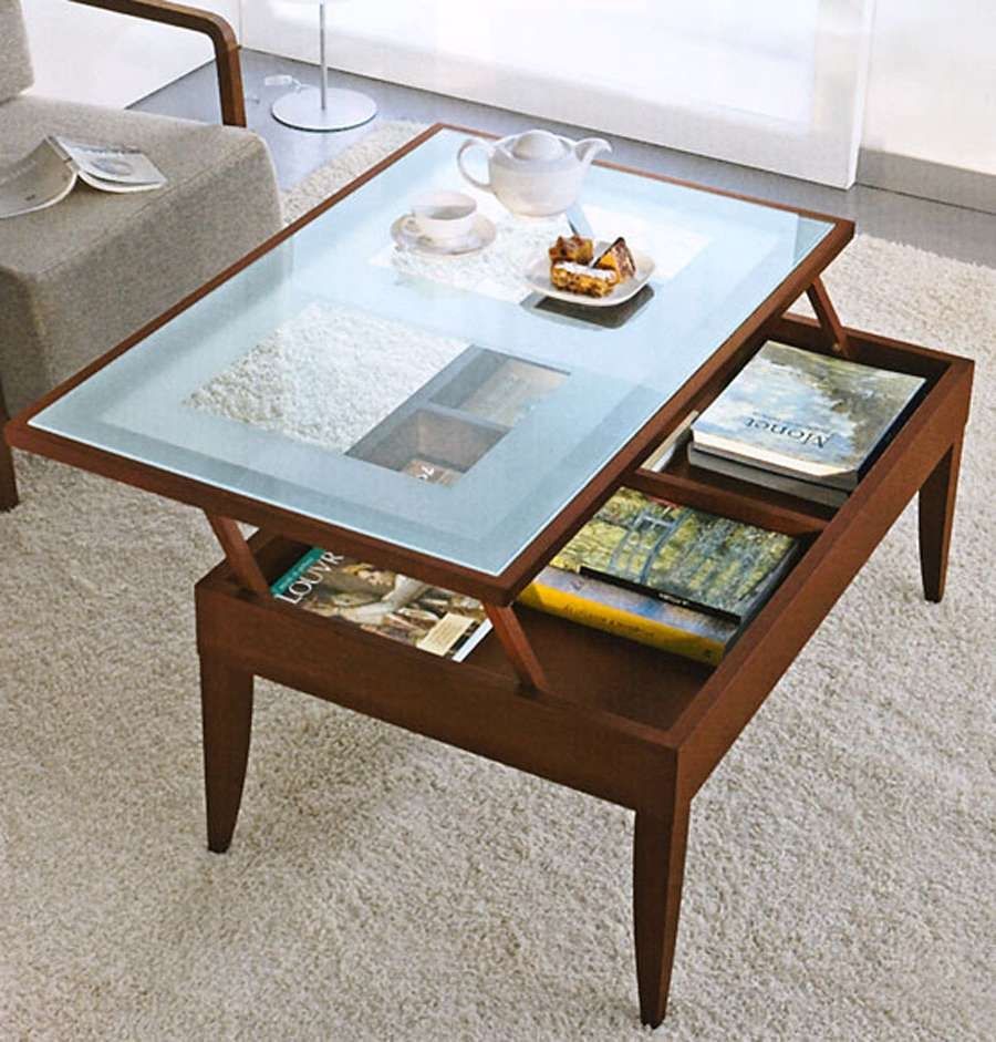 Trendy Glass Coffee Tables With Storage Regarding Glass Top Coffee Tables With Storage (View 1 of 20)