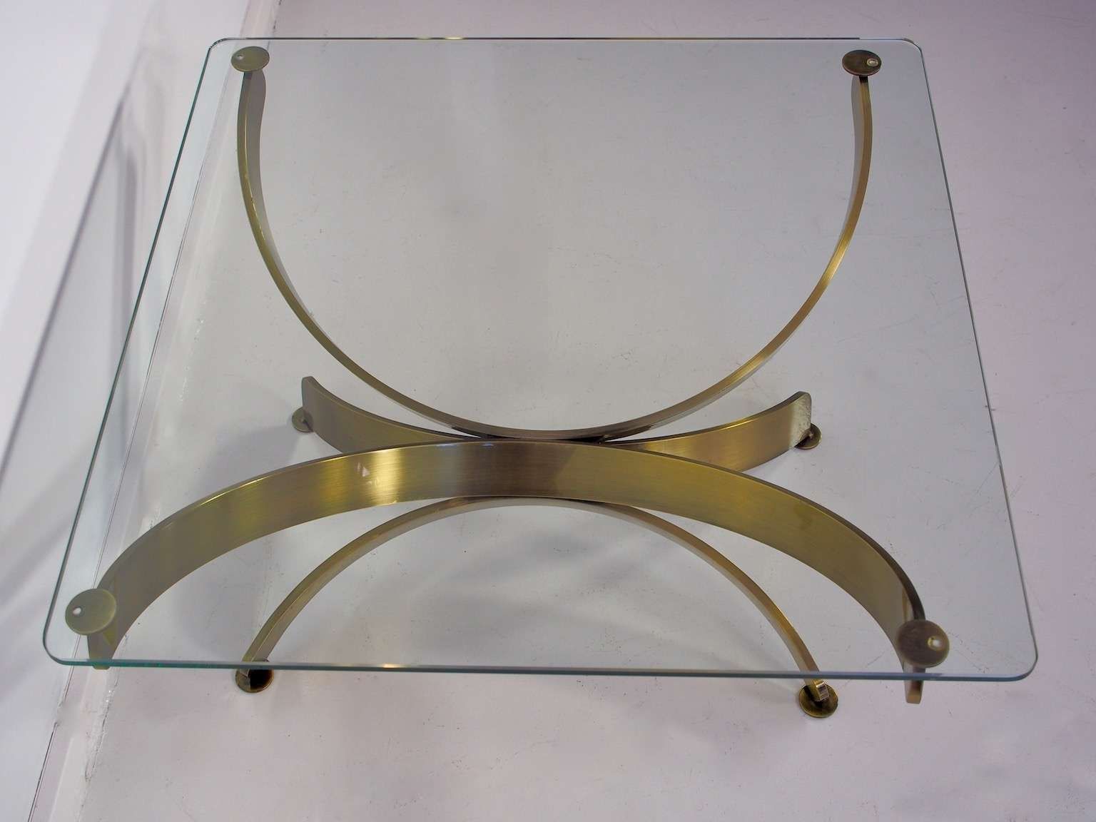 Vintage Glass Coffee Tables, Set Of 2 For Sale At Pamono Within 2017 Vintage Glass Coffee Tables (View 5 of 20)