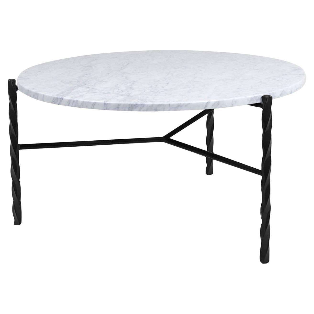 Von Iron Coffee Table From Souda, Medium, Black Steel Frame For Most Popular Marble And Metal Coffee Tables (Gallery 19 of 20)