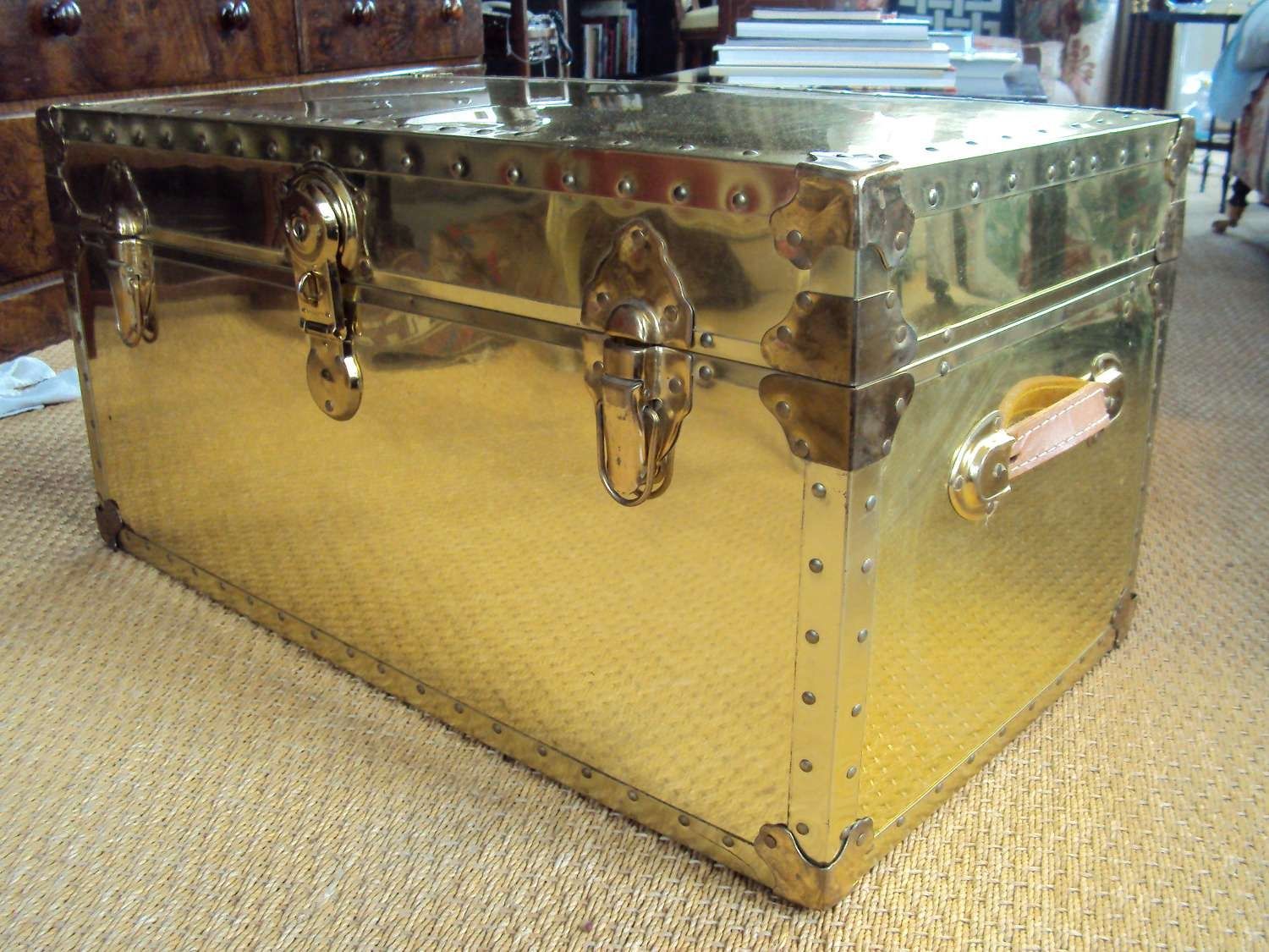 Well Known Stainless Steel Trunk Coffee Tables With Appearance Details For Steamer Trunk Coffee Table ~ Home Decorations (Gallery 20 of 20)