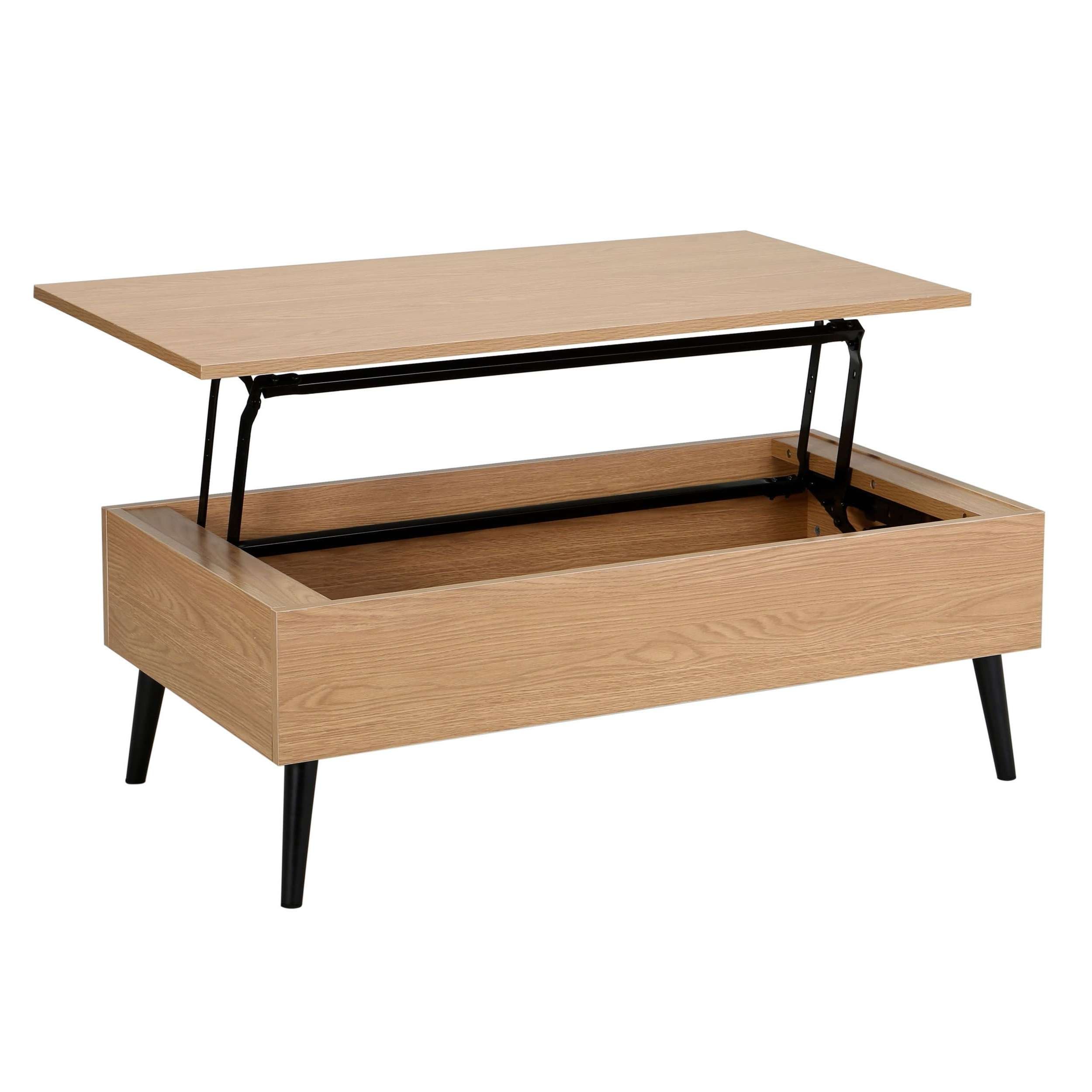 Well Known Storage Coffee Tables Regarding Elliot Wood Lift Top Storage Coffee Tablechristopher Knight (View 17 of 20)