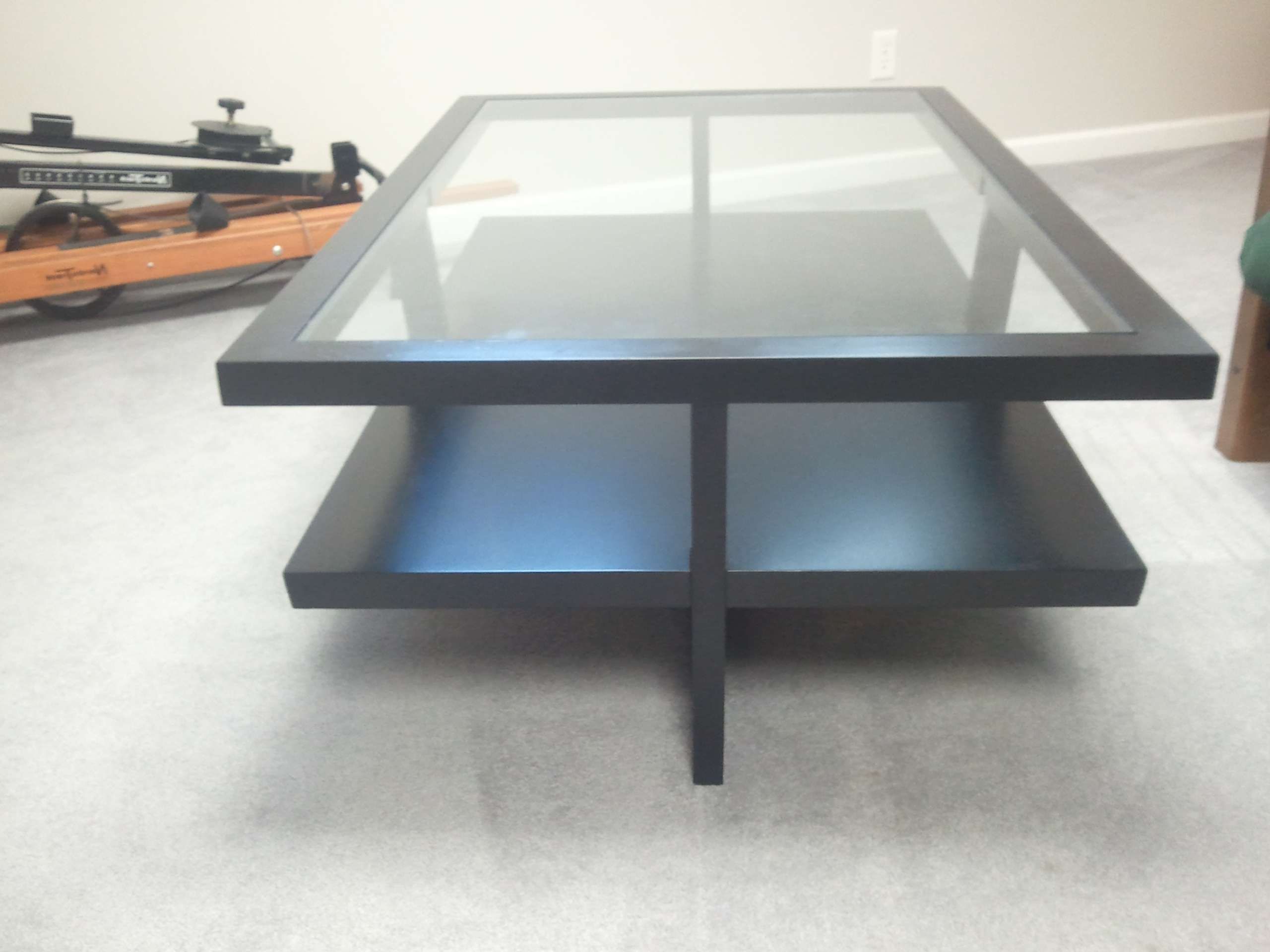 Well Liked Black Wood And Glass Coffee Tables With Regard To Coffee Table : Wonderful Samsung Wonderful Black And Glass Coffee (Gallery 3 of 20)