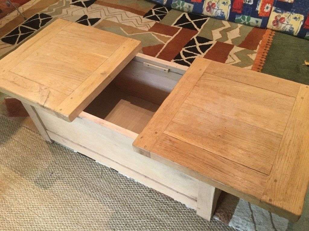 Well Liked Blanket Box Coffee Tables In J Lewis Large Blanket Box/coffee Table/toy Box. Limed Oak (View 13 of 20)