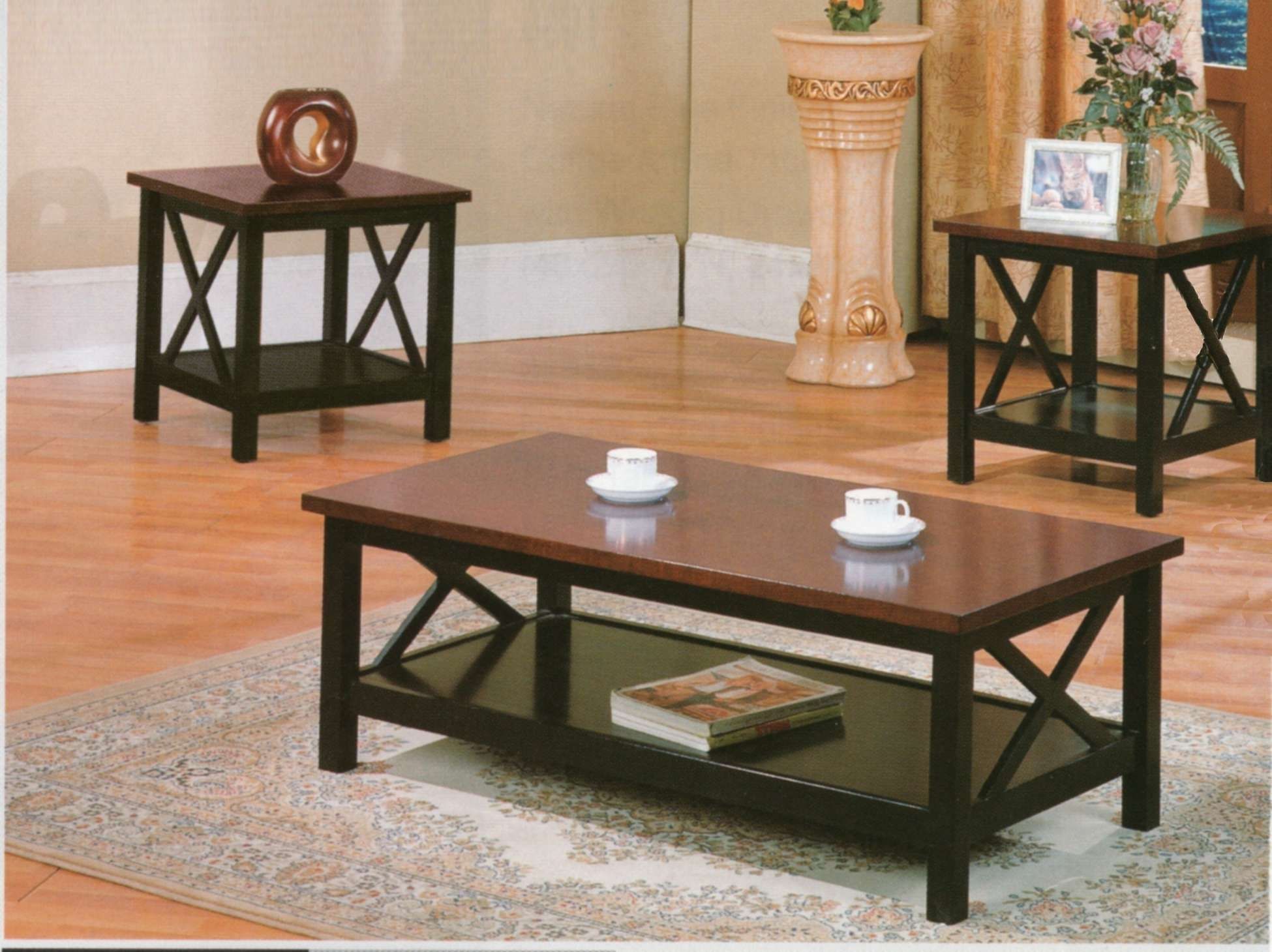 Well Liked Cherry Wood Coffee Table Sets Throughout Cocktail Tables For Living Room Tags : Simple Living Room Coffee (View 6 of 20)