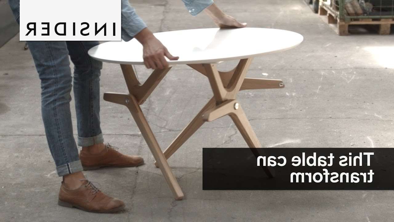 Well Liked Coffee Table To Dining Table For This Table Tranforms From A Coffee Table To A Dining Table – Youtube (View 1 of 20)