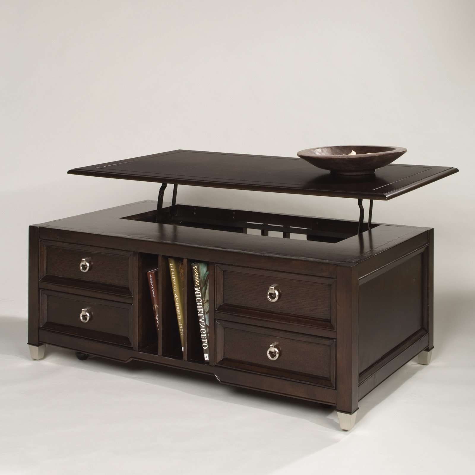 Well Liked Logan Lift Top Coffee Tables Throughout Coffee Tables : White Modern Lift Top Coffee Table Double Small (View 9 of 20)