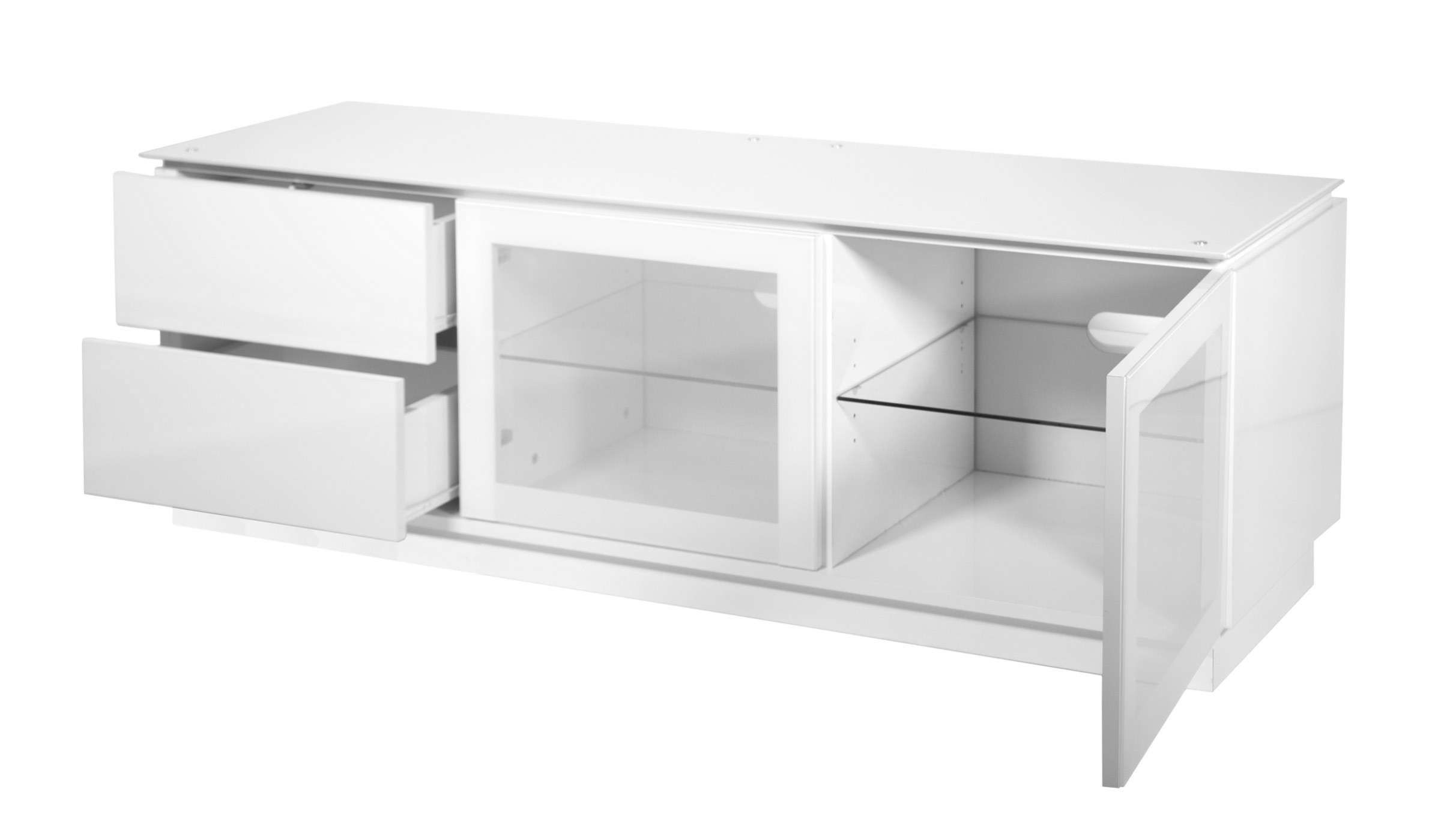 White Gloss Tv Cabinet Up To 55" Tv | Casino Mmt C1350w Pertaining To Gloss White Tv Cabinets (View 15 of 20)