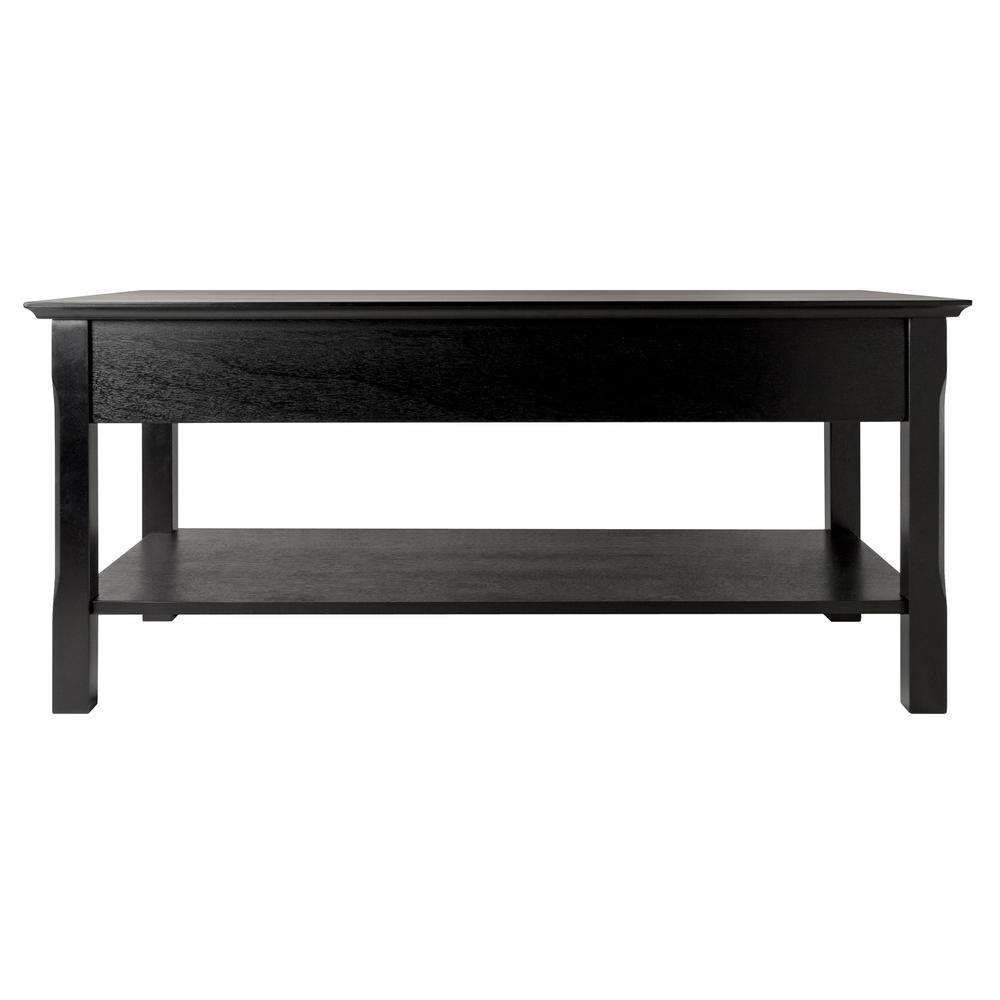 Winsome Wood Timber Black Coffee Table 20238 – The Home Depot In Well Liked Black Coffee Tables (View 11 of 20)