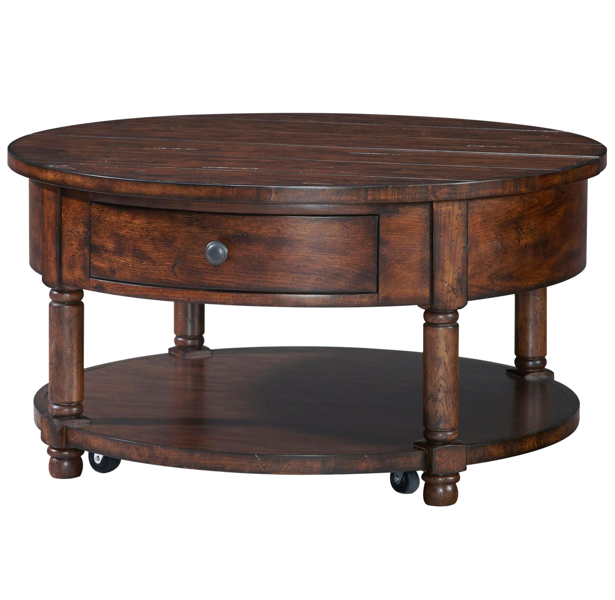 2018 Grant Lift Top Cocktail Tables With Casters Intended For Attic Heirlooms Round Lift Top Cocktail Tablebroyhill Furniture (Gallery 3 of 20)