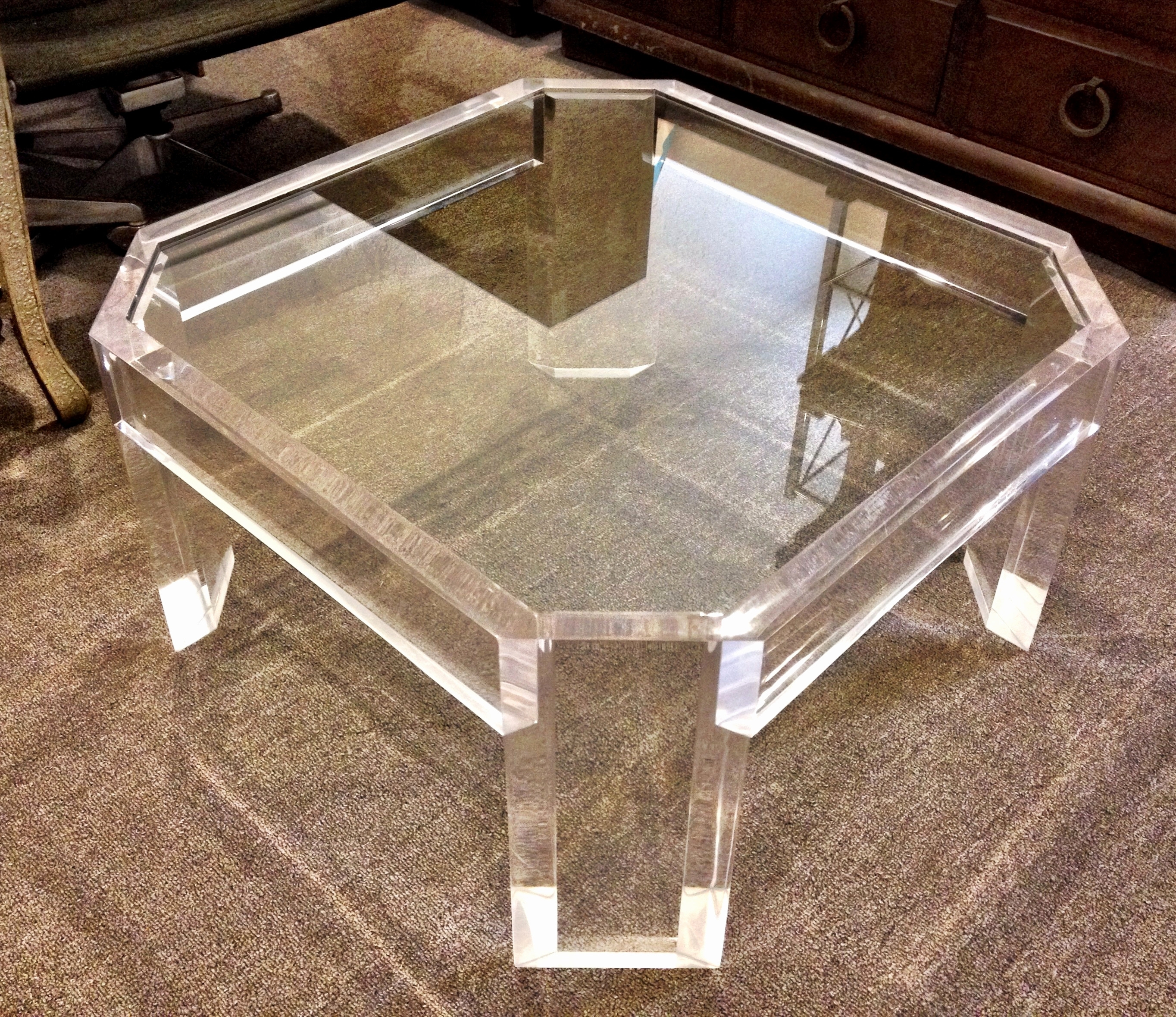 Acrylic And Glass Coffee Table Inspirational White Modern Side Table For Preferred Modern Acrylic Coffee Tables (View 18 of 20)