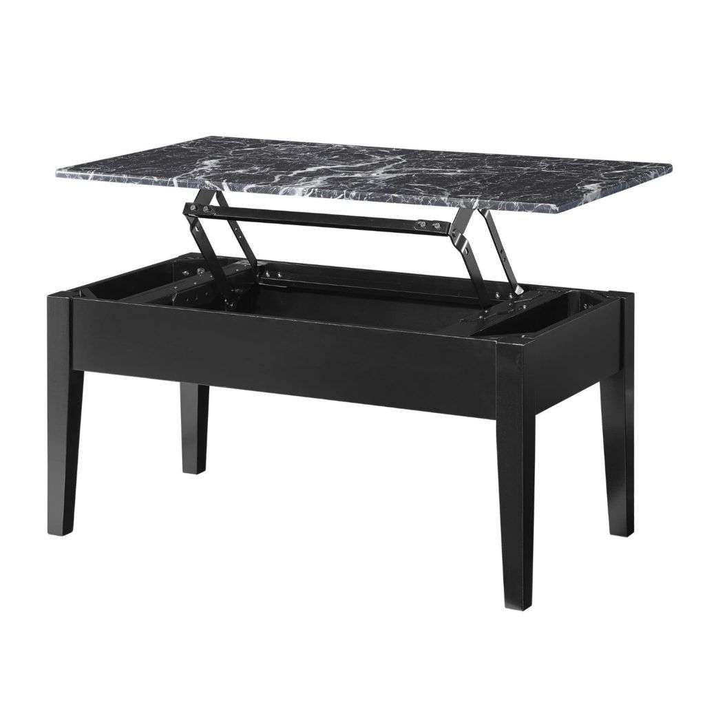 Best And Newest Lassen Square Lift Top Cocktail Tables Throughout Modern Table Legs : Probably Perfect Nice Black Marble Top End (View 11 of 20)