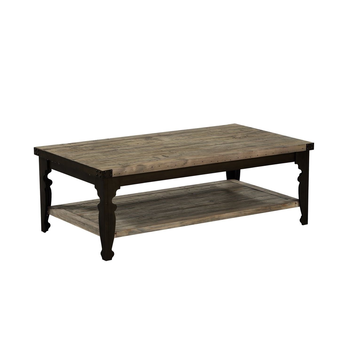 Best And Newest Reclaimed Pine Coffee Tables Throughout Shop Emerald Home Valencia Reclaimed Pine Coffee Table – On Sale (View 11 of 20)