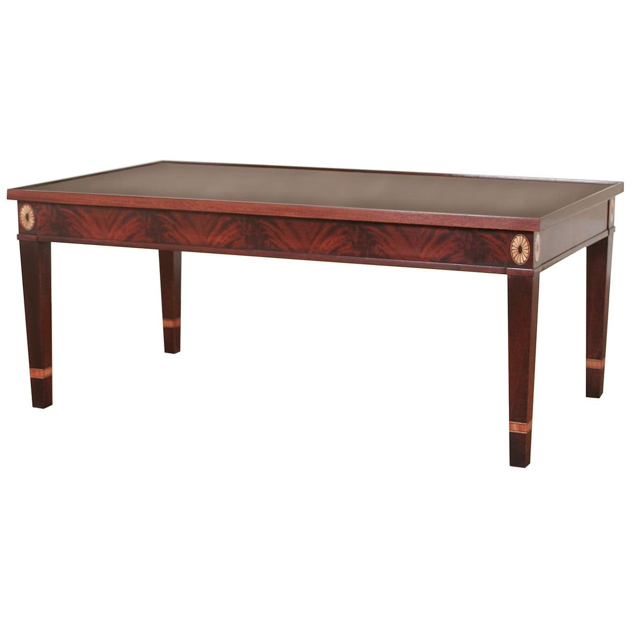 Best And Newest Traditional Coffee Tables With Traditional Coffee Table / Mahogany / Rectangular – Cocktail  (View 8 of 20)
