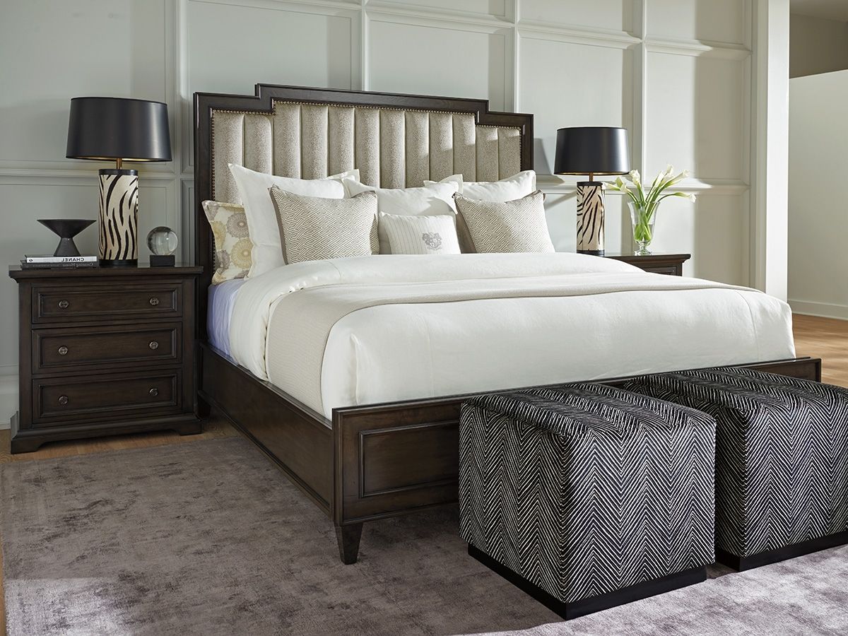 Brentwood Candice Channeled Upholstered Bed (Gallery 19 of 20)
