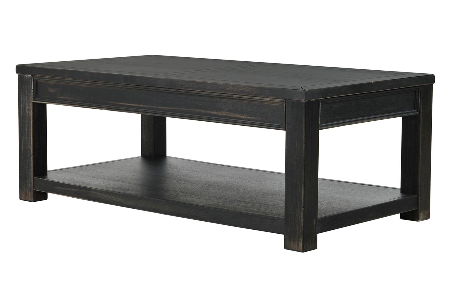 Coffee Table. Living Spaces Coffee Table: Great Black Wood Coffee For 2017 Ducar Cocktail Tables (Gallery 14 of 20)