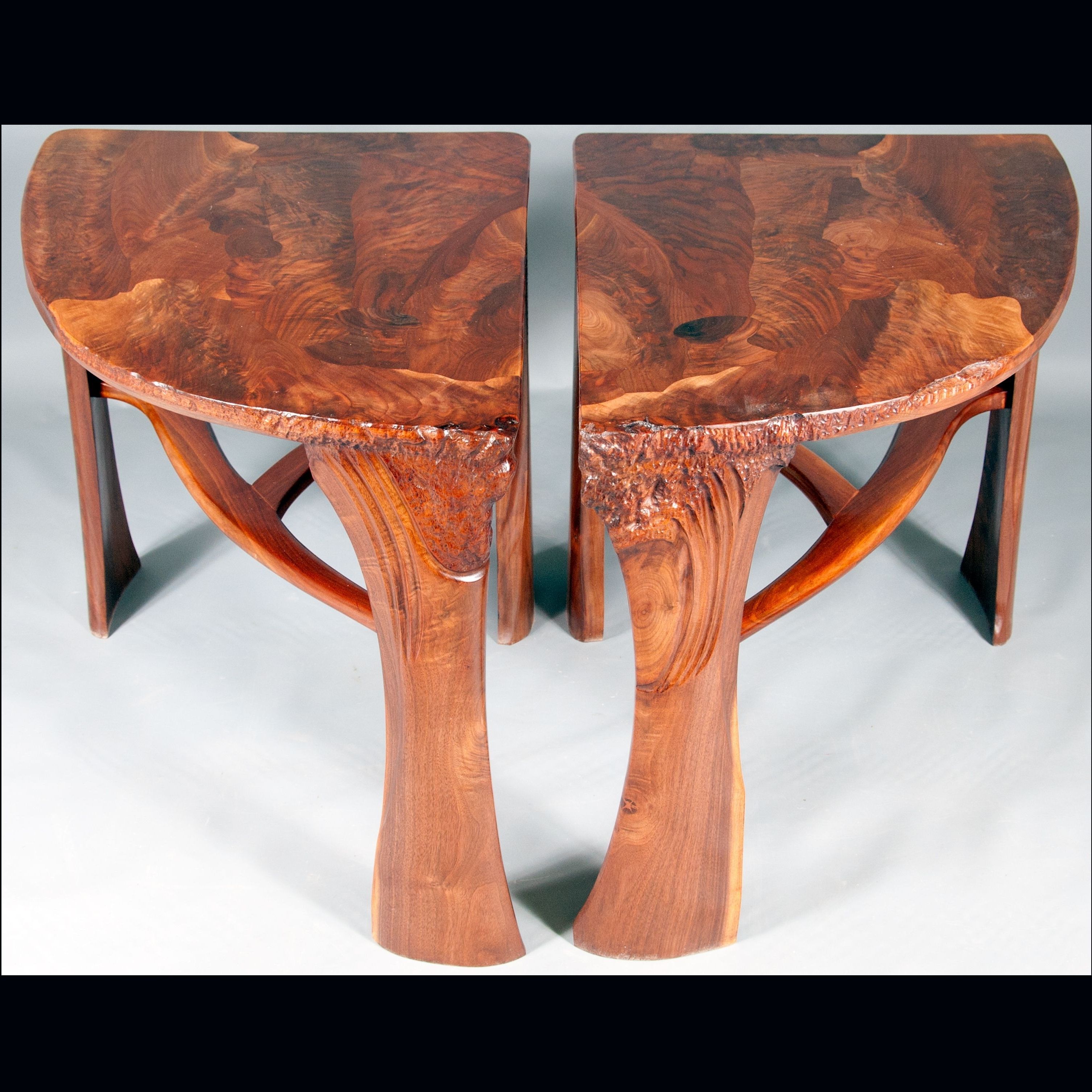 Custom Made Abstract Organic Expressionism In Furniture™ Walnut With Regard To Newest Expressionist Coffee Tables (Gallery 1 of 20)