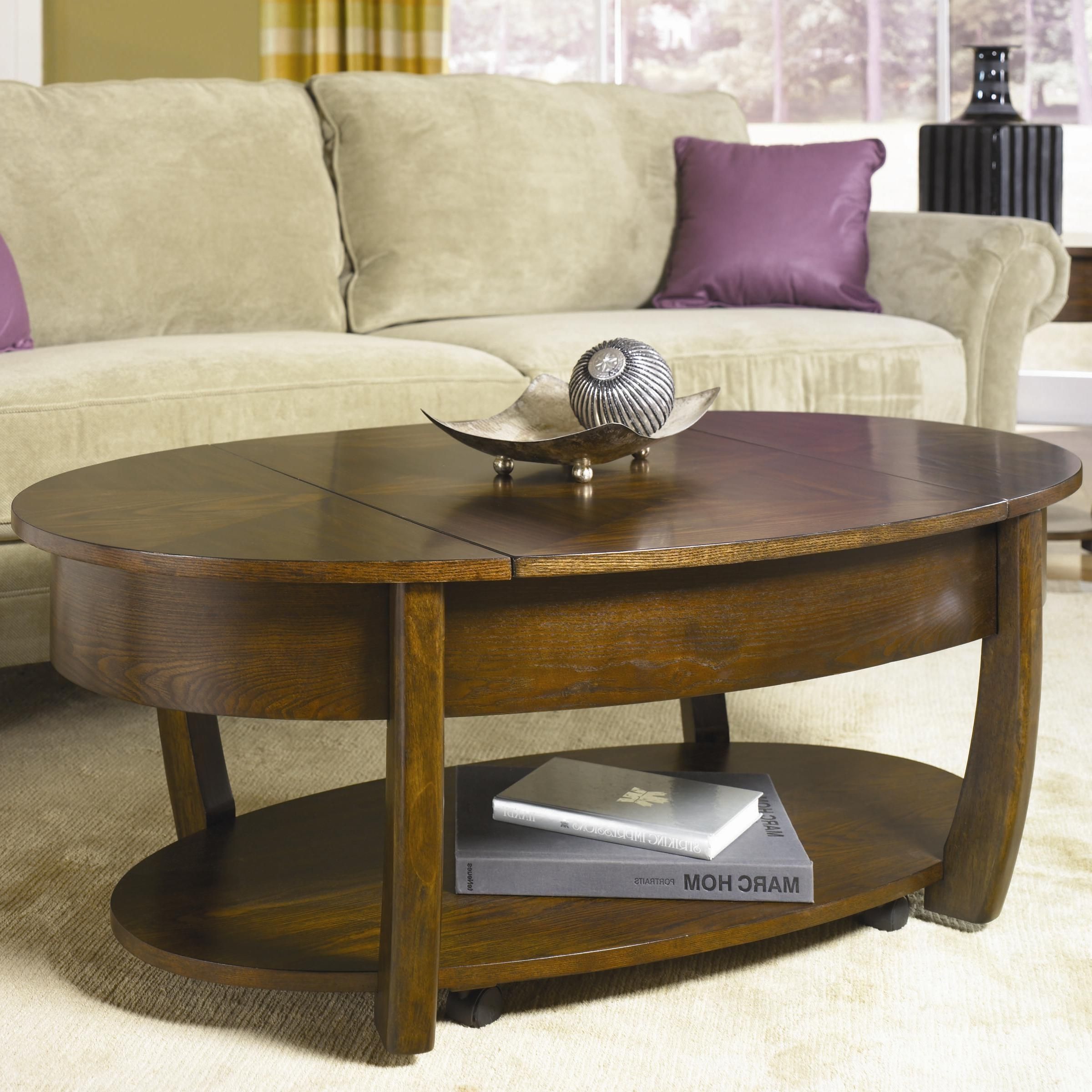 Hammary Concierge Oval Lift Top Cocktail Table – Ahfa – Cocktail Or Throughout Widely Used Seneca Lift Top Cocktail Tables (View 15 of 20)