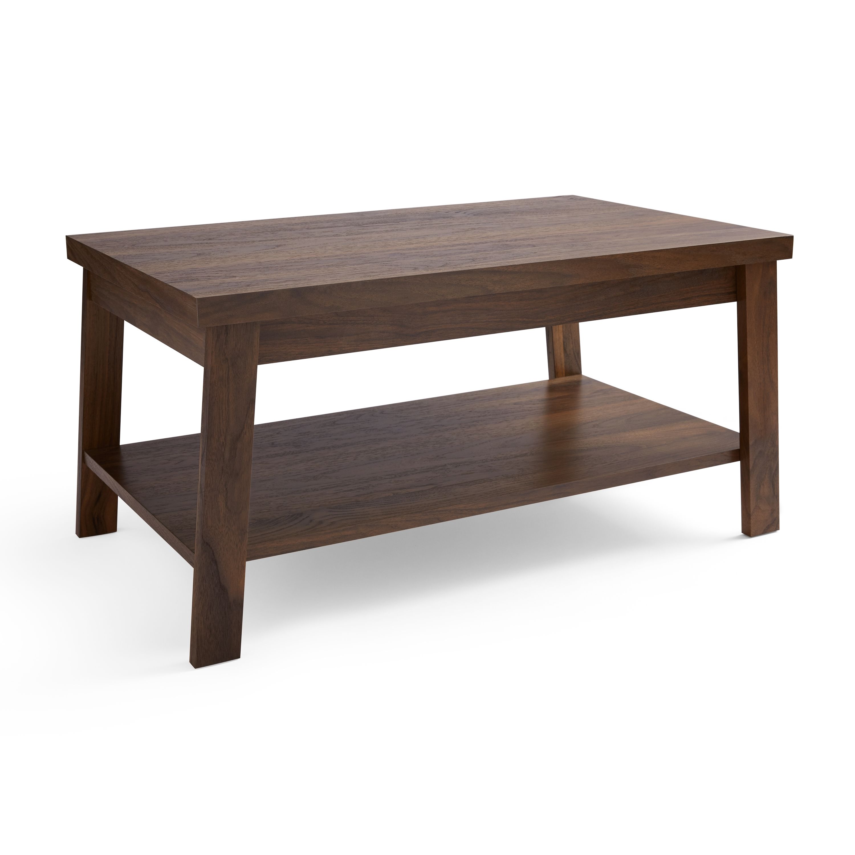 Mainstays Logan Coffee Table, Multiple Finishes – Walmart With Regard To Latest Logan Cocktail Tables (View 11 of 20)