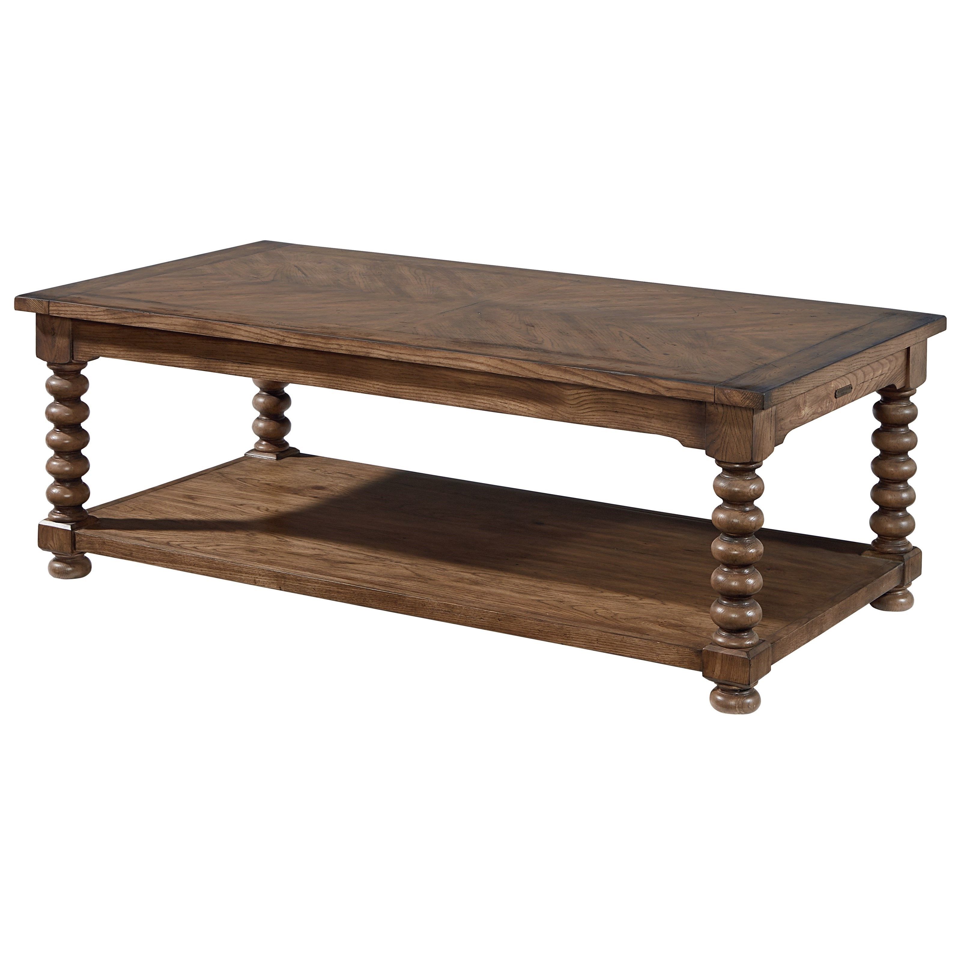 Most Current Traditional Coffee Tables Pertaining To Magnolia Homejoanna Gaines Traditional Coffee Table With Spool (View 1 of 20)