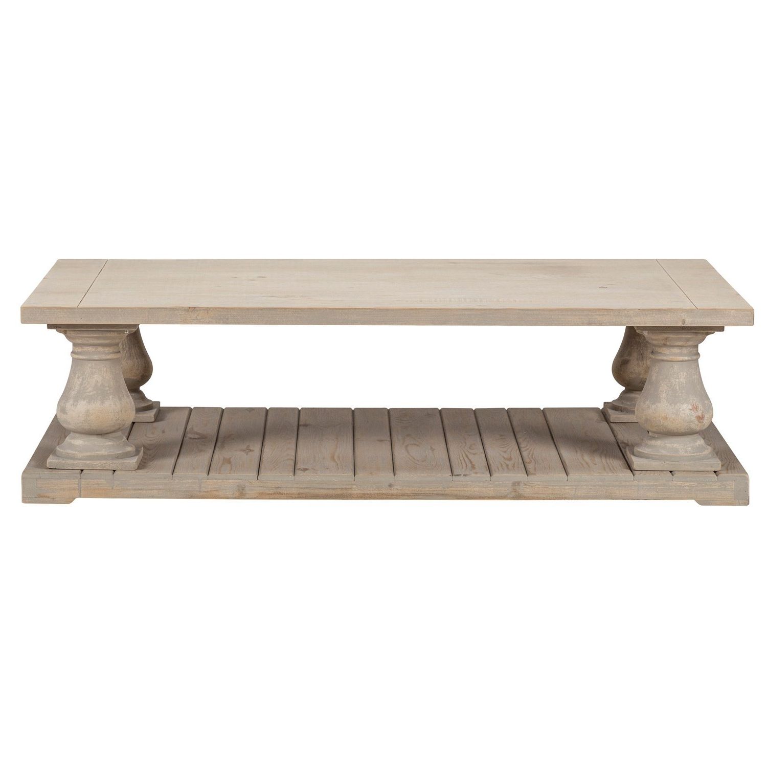 Recent Reclaimed Pine Coffee Tables Pertaining To Shop Wilson Antique White Reclaimed Pine Coffee Tablekosas Home (View 5 of 20)