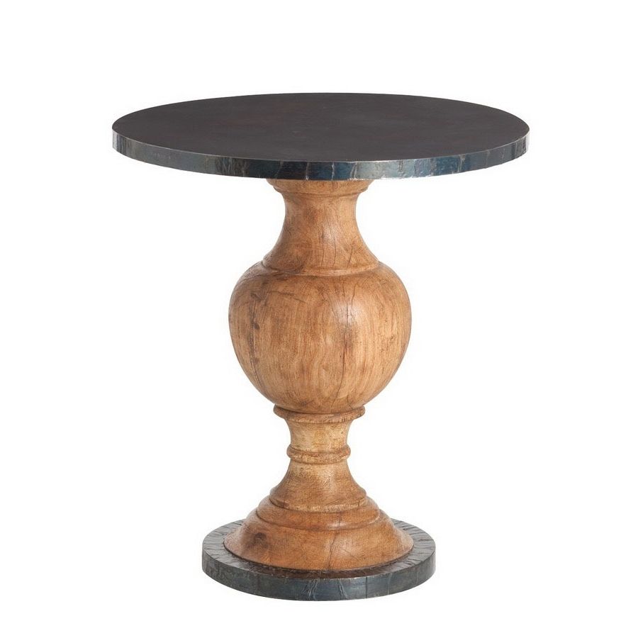 Shop Arteriors Home Everett Natural Wax/oxidized Iron Metal Round Throughout Newest Waxed Metal Coffee Tables (Gallery 14 of 20)