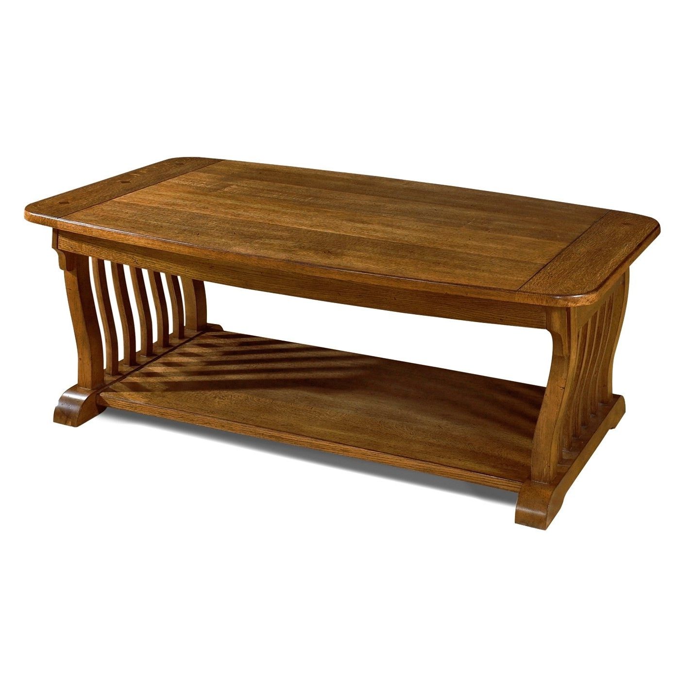 Shop Somerton Dwelling Craftsman Cocktail Table – Free Shipping Intended For Most Current Craftsman Cocktail Tables (View 6 of 20)