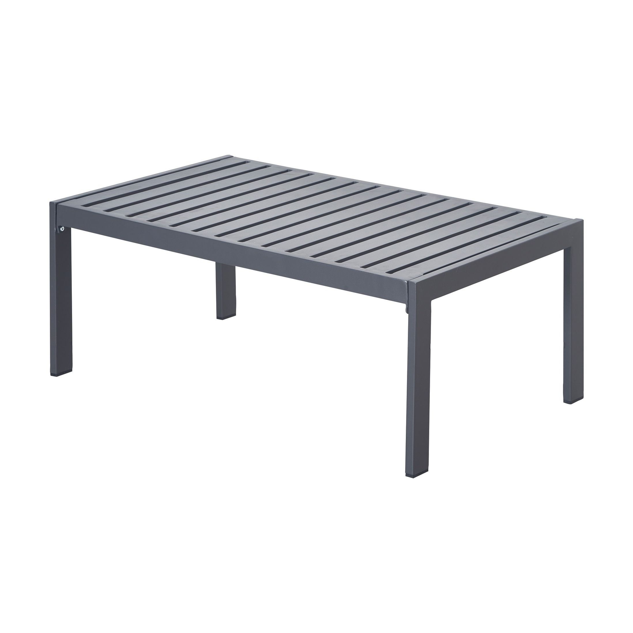 Shop Tommy Hilfiger Monterey Outdoor Coffee Table, Gray Gunmetal Regarding Well Liked Gunmetal Coffee Tables (View 6 of 20)