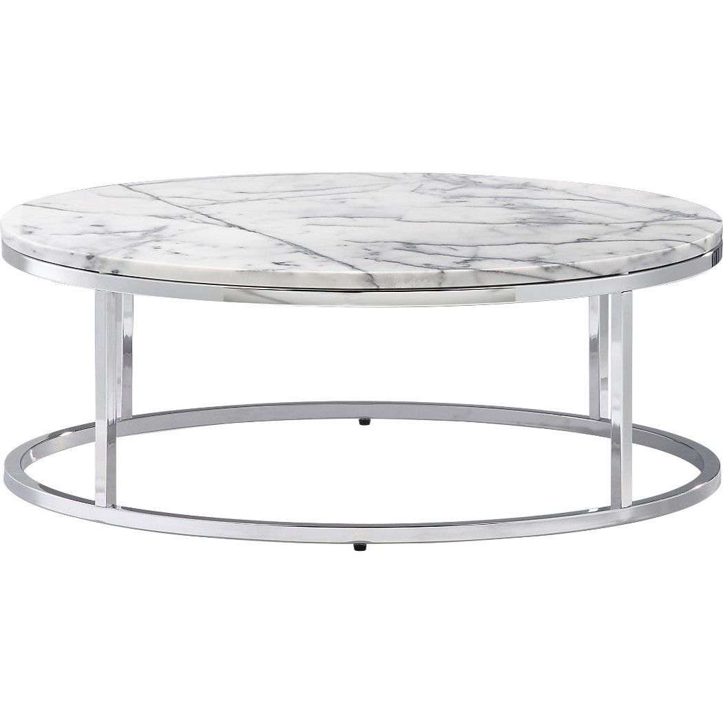 Trendy Smart Round Marble Top Coffee Tables Inside Smart Round Marble Top Coffee Table (View 1 of 20)