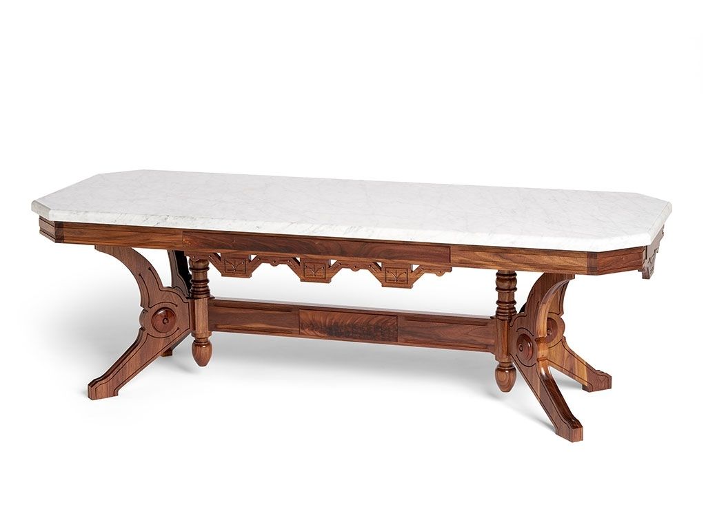 Victorian Eastlake Coffee Table For Fashionable Contemporary Curves Coffee Tables (View 16 of 20)