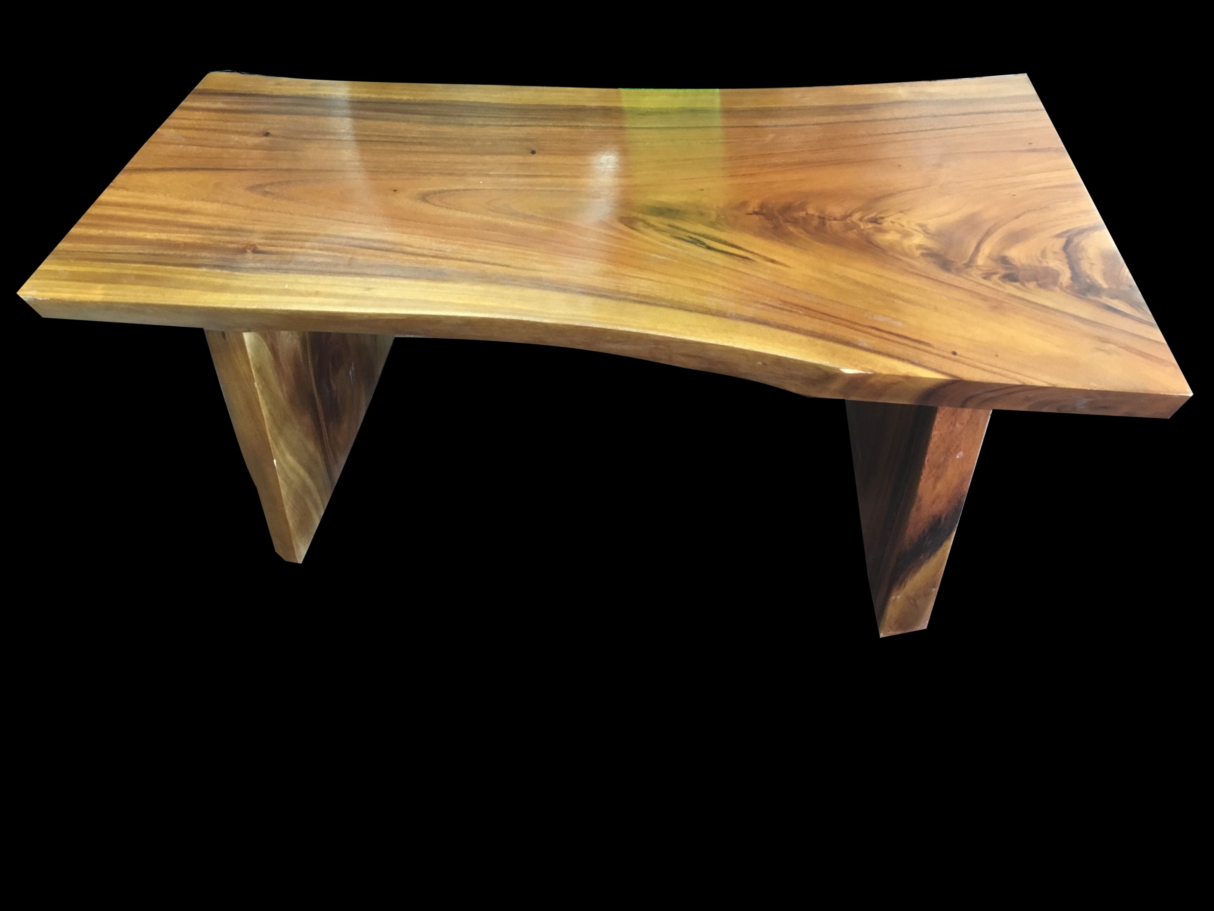 Well Liked Live Edge Teak Coffee Tables Pertaining To Solid Teak Live Edge Coffee Table – Primefurniturehouston (Gallery 5 of 20)