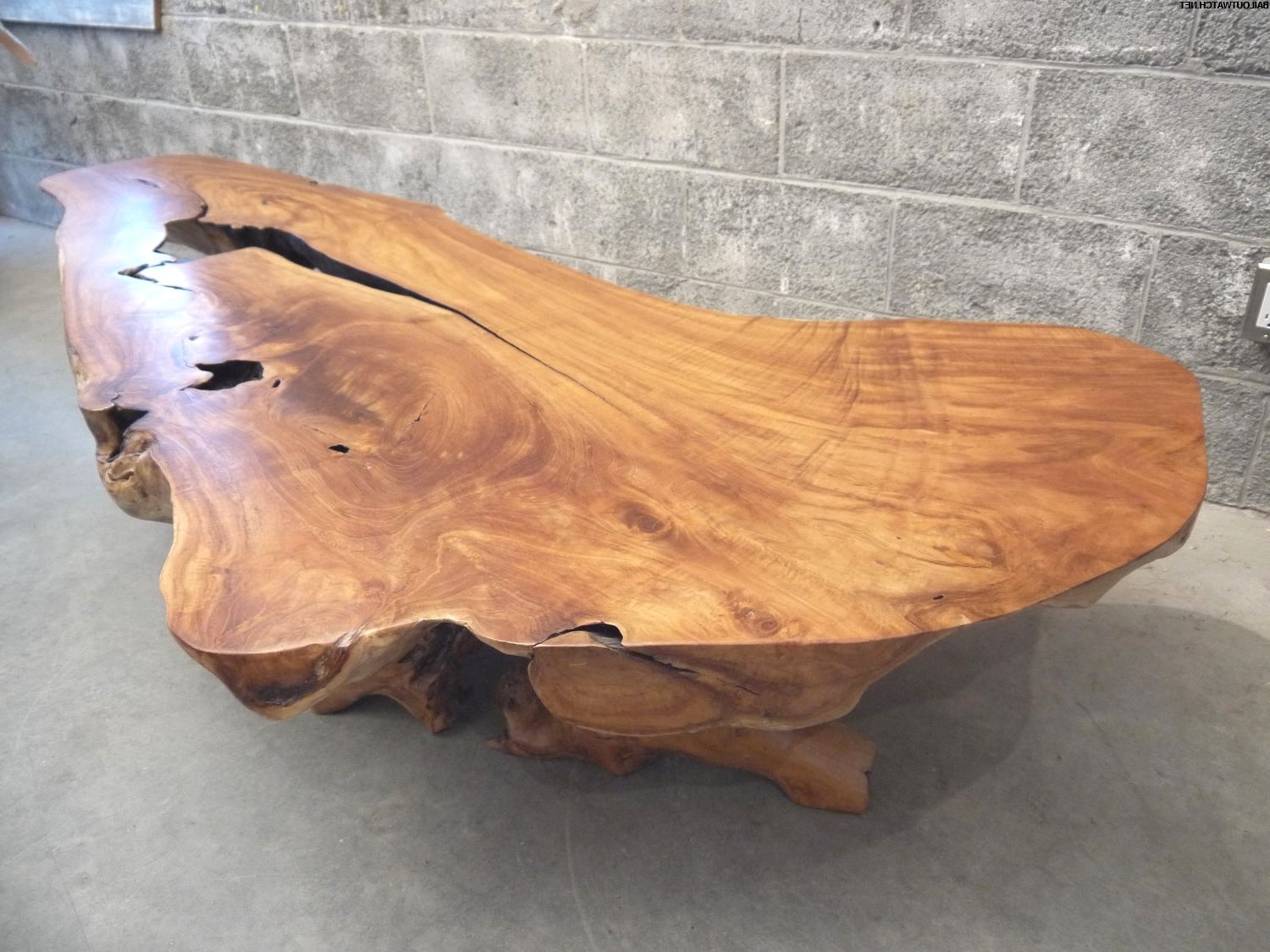 Featured Photo of 20 The Best Live Edge Teak Coffee Tables