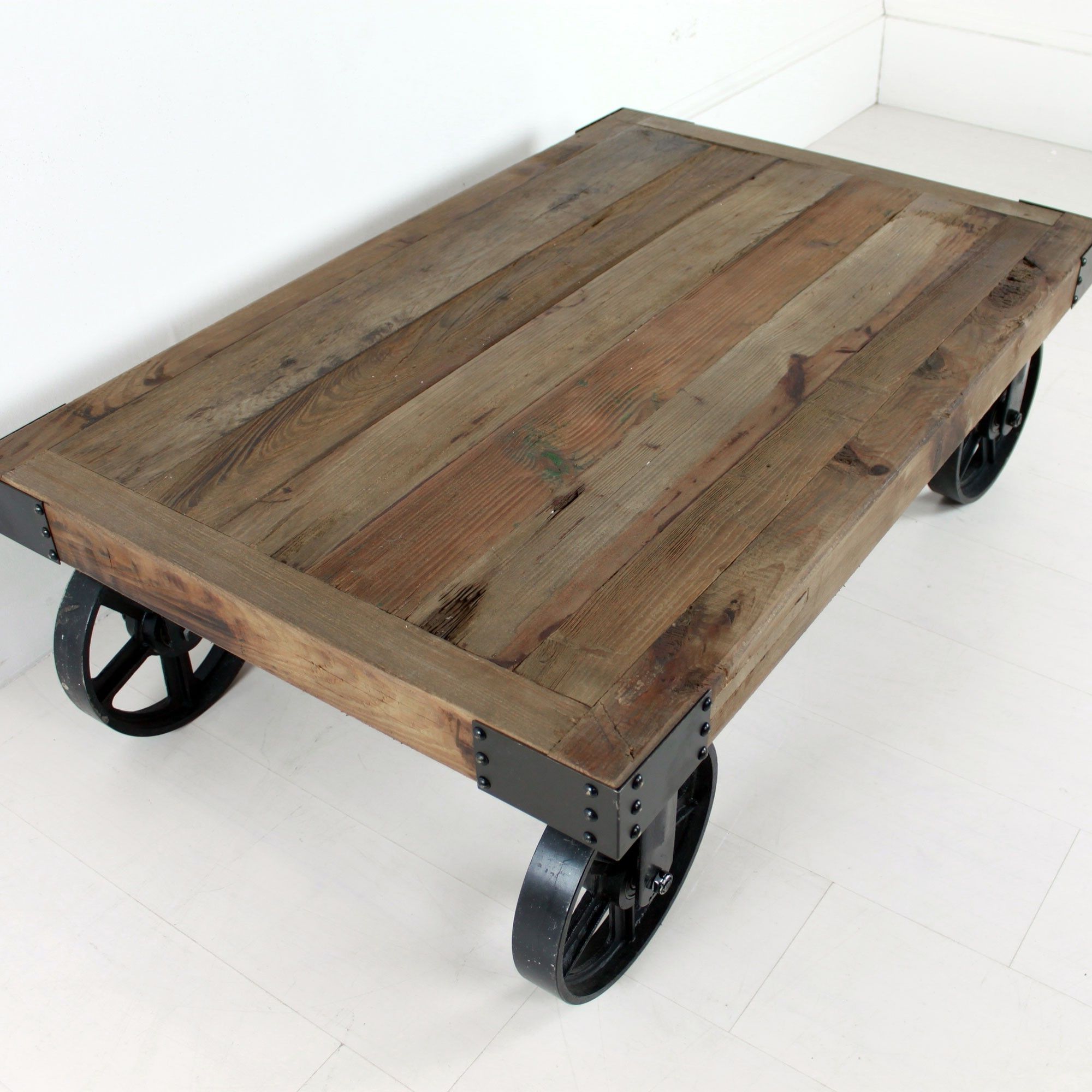 Wheeled Coffee Table (View 3 of 20)