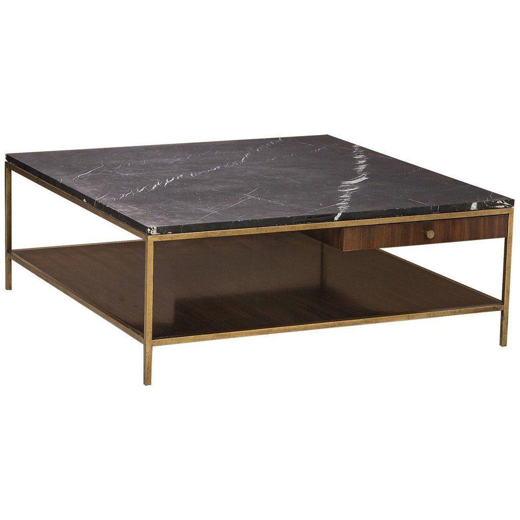 Widely Used Iron Marble Coffee Tables In Maison 55 Copeland Large Square Coffee Table (View 10 of 20)