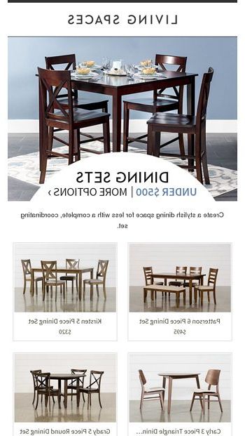2017 Living Spaces Email Newsletters Throughout Grady Round Dining Tables (View 13 of 20)