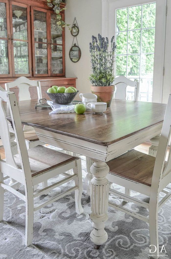 Featured Photo of 20 Ideas of Painted Dining Tables