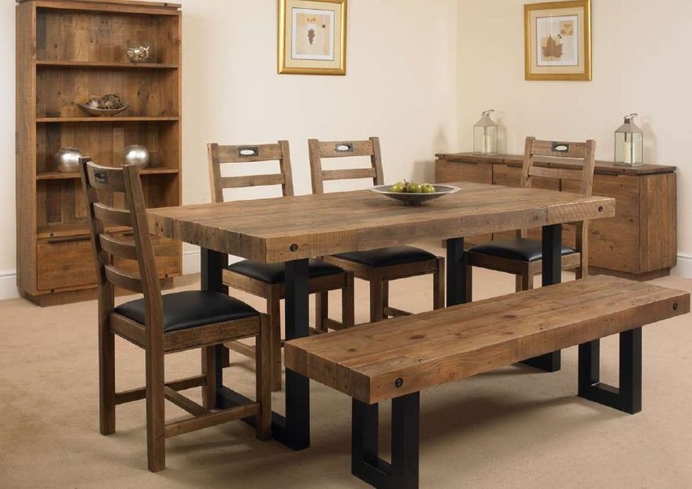 Buy Mark Webster New York Rectangular Dining Set With 4 Chairs And In Current New York Dining Tables (Gallery 1 of 20)
