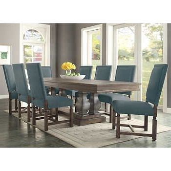 Featured Photo of 2024 Latest Caira Black 7 Piece Dining Sets with Arm Chairs & Diamond Back Chairs
