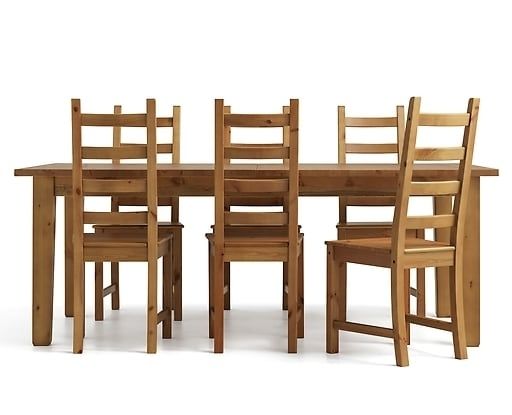 Featured Photo of Top 20 of Cheap 6 Seater Dining Tables and Chairs