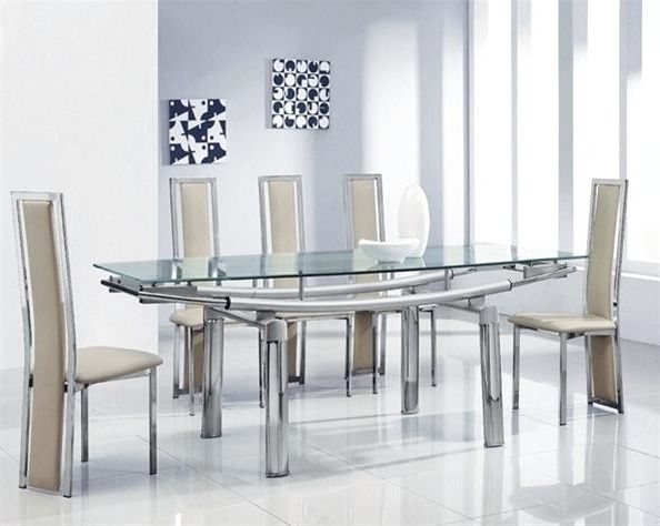 Featured Photo of 20 Best Cheap Glass Dining Tables and 6 Chairs