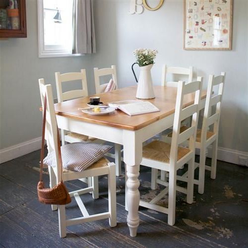 Featured Photo of The Best Ivory Painted Dining Tables