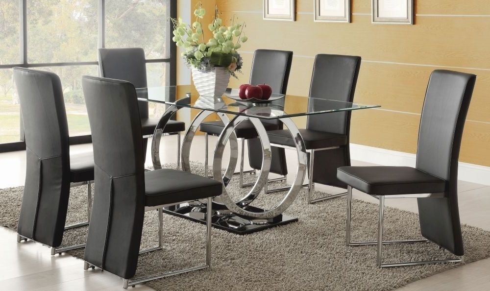 Famous 3 Steps To Pick The Ultimate Dining Table And 6 Chairs Set – Blogbeen Intended For Black Glass Dining Tables 6 Chairs (View 8 of 20)